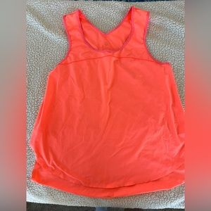 Lululemon tank top - hilighter pink size 4